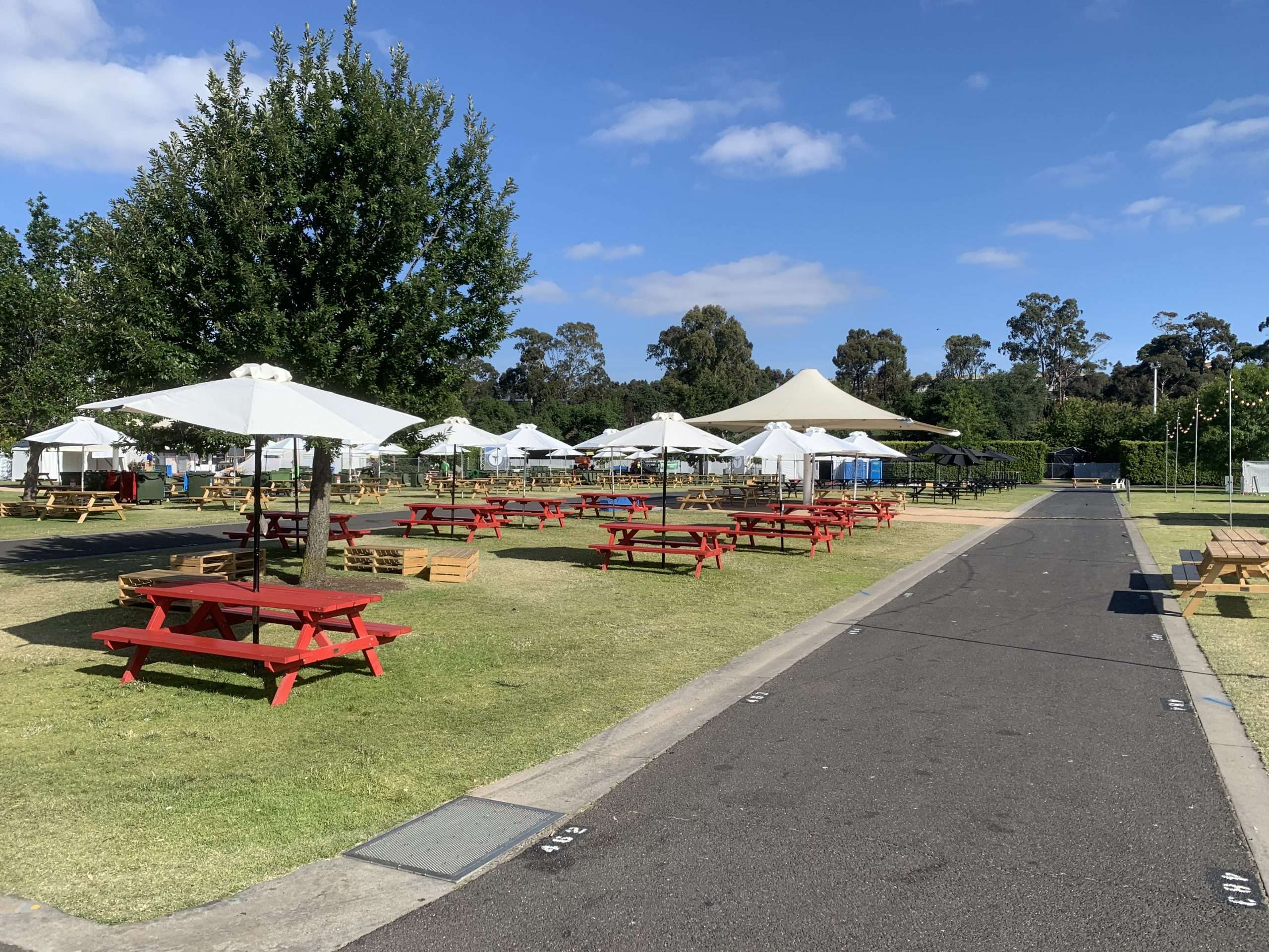 Community Event Furniture Hire | Big Event Picnic Tables
